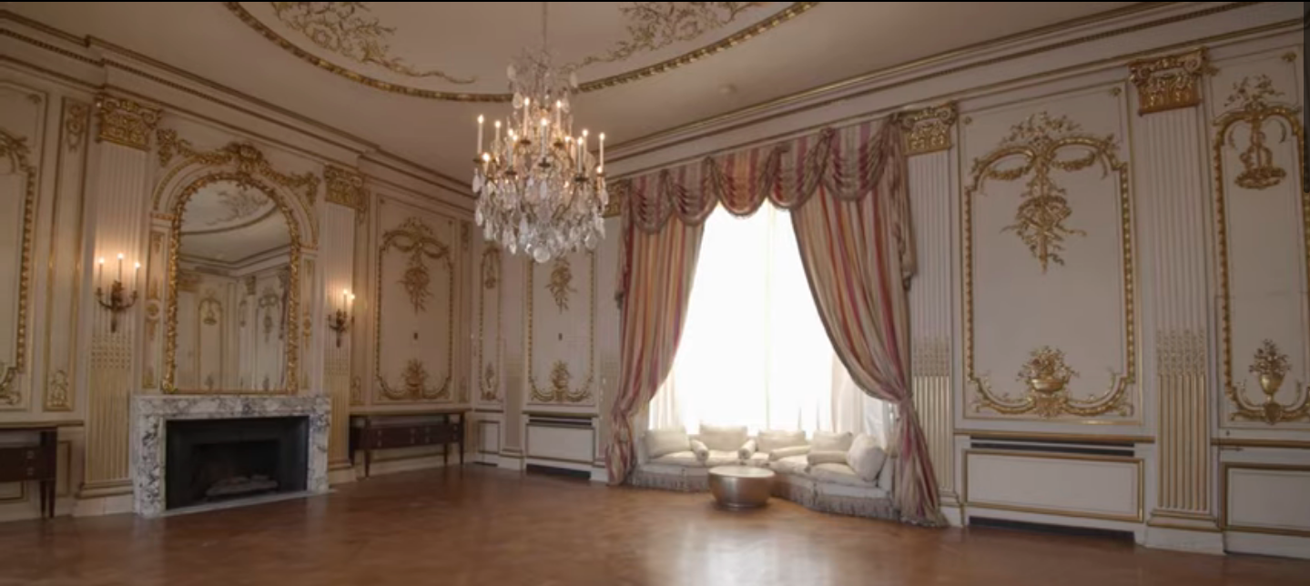 Joan Rivers' NYC Penthouse great room decorated like Versailles palace