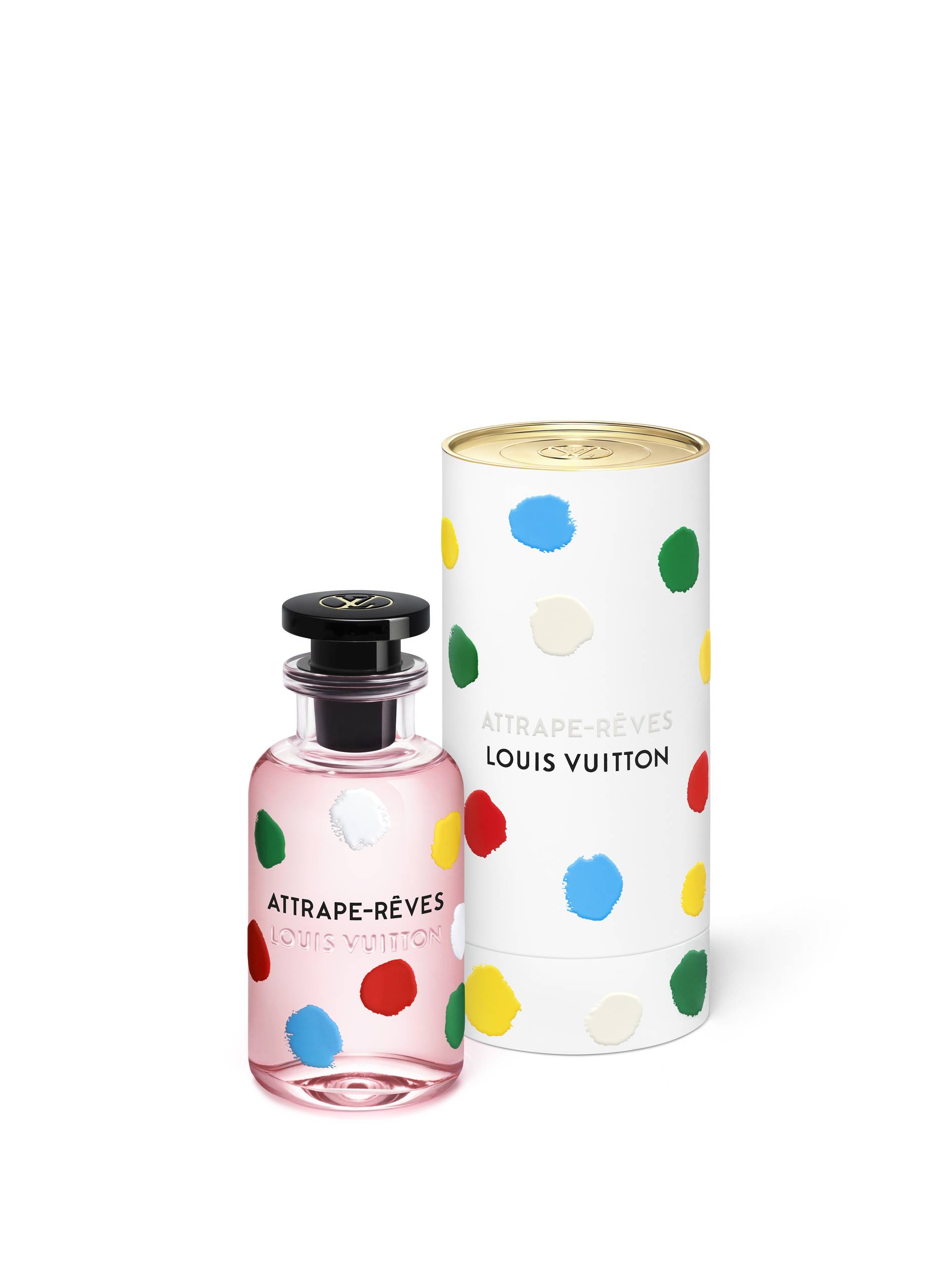 attrape-reves Louis Vuitton fragrance bottle designed by Yayoi Kusama