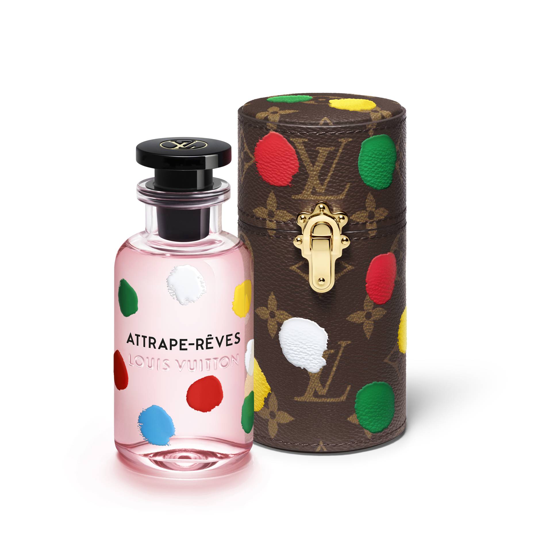 Attrape-Reves Louis Vuitton fragrance bottle designed by Yayoi Kusama