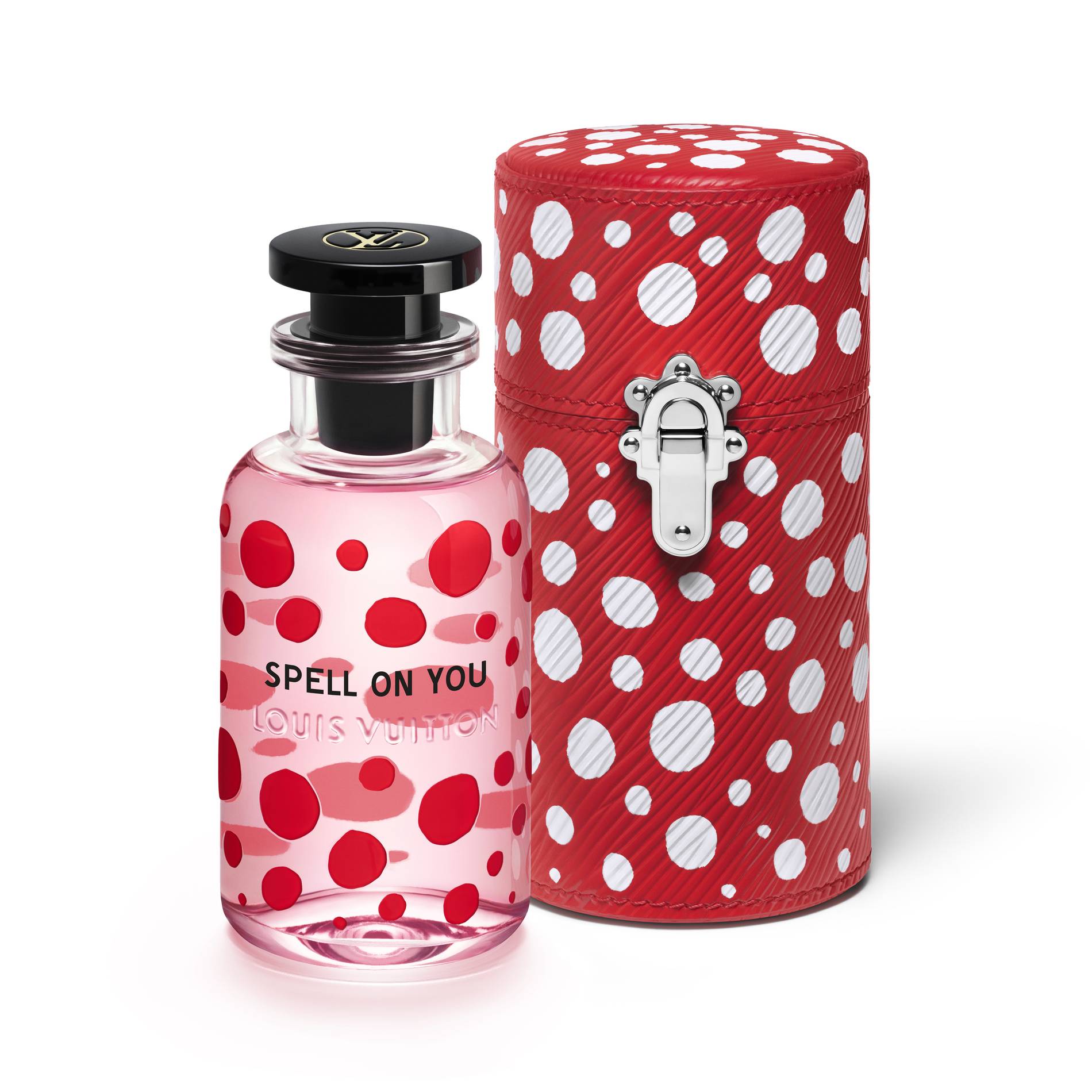 spell on you Louis Vuitton fragrance bottle designed by Yayoi Kusama