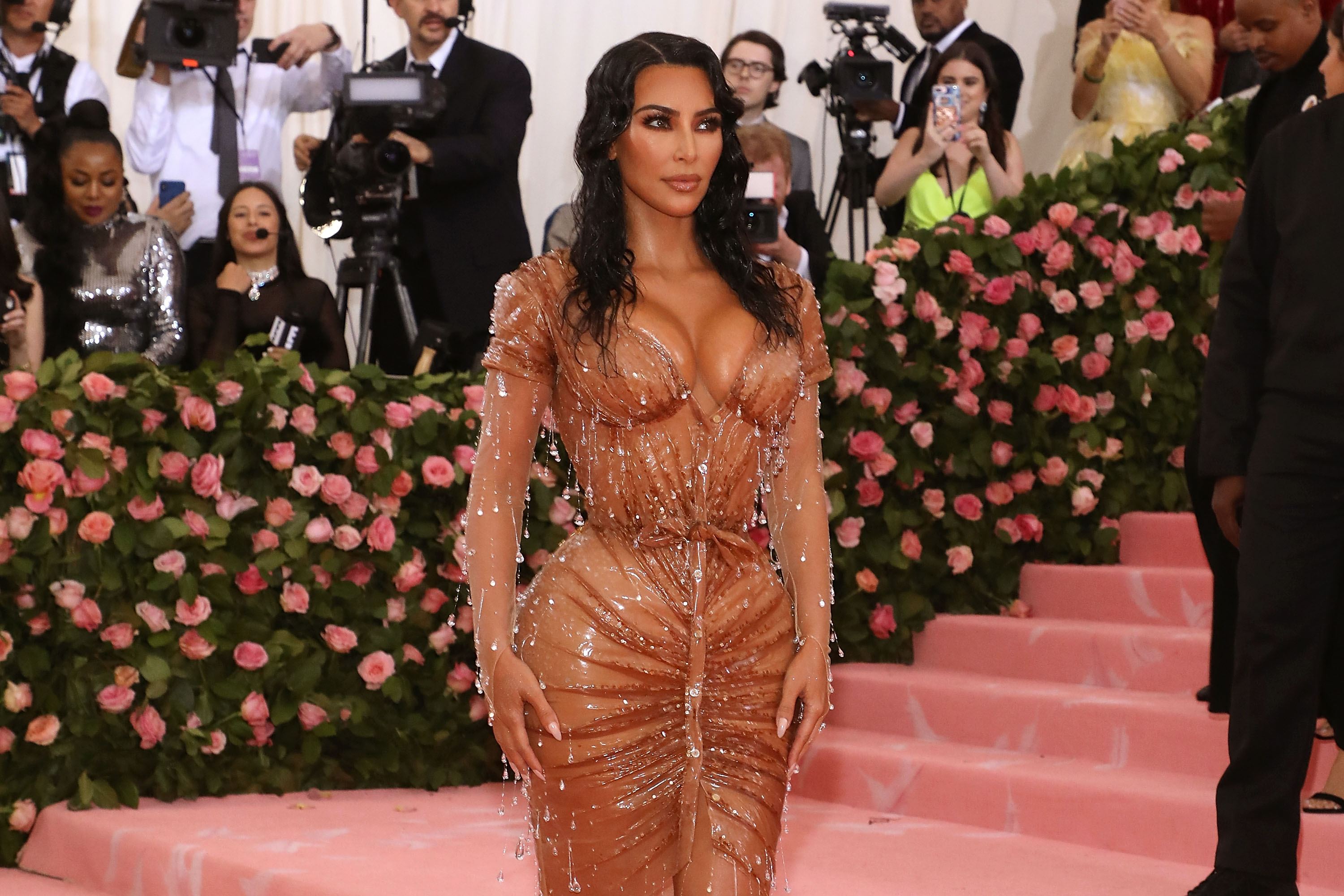 Kim Kardashian at the Met Gala 2019