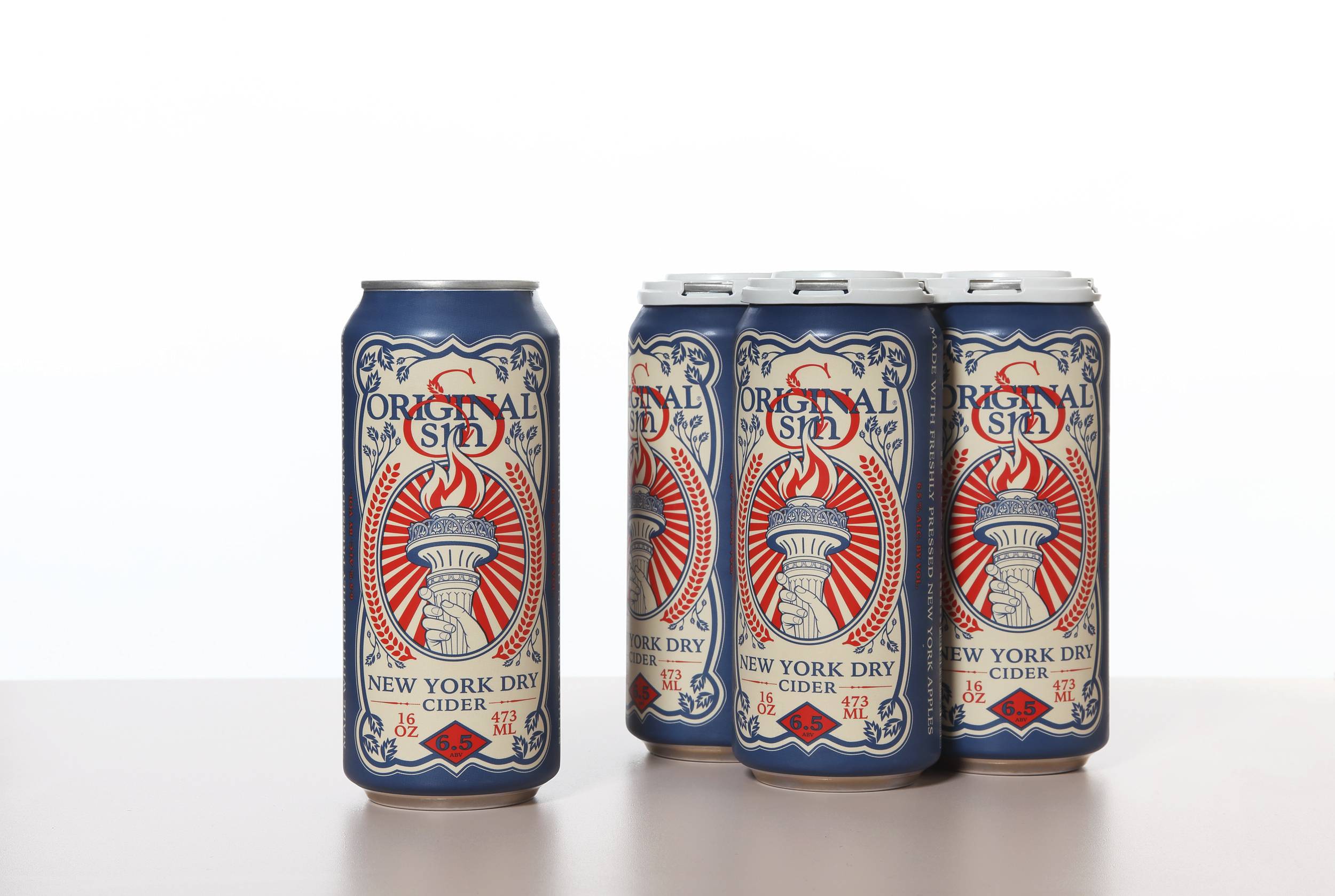 Original Sin New York Dry Cider cans