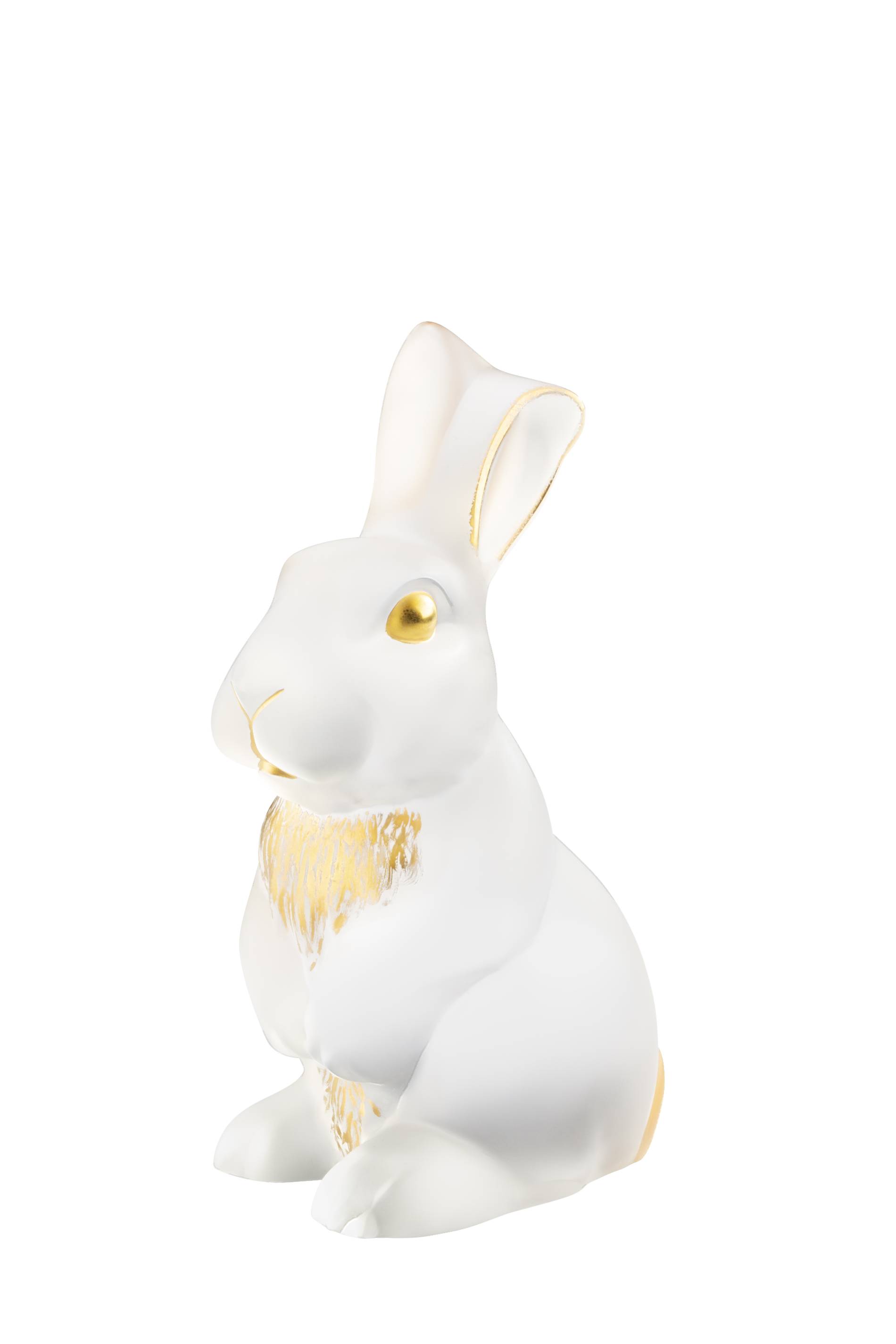 lalique crystal rabbit statue