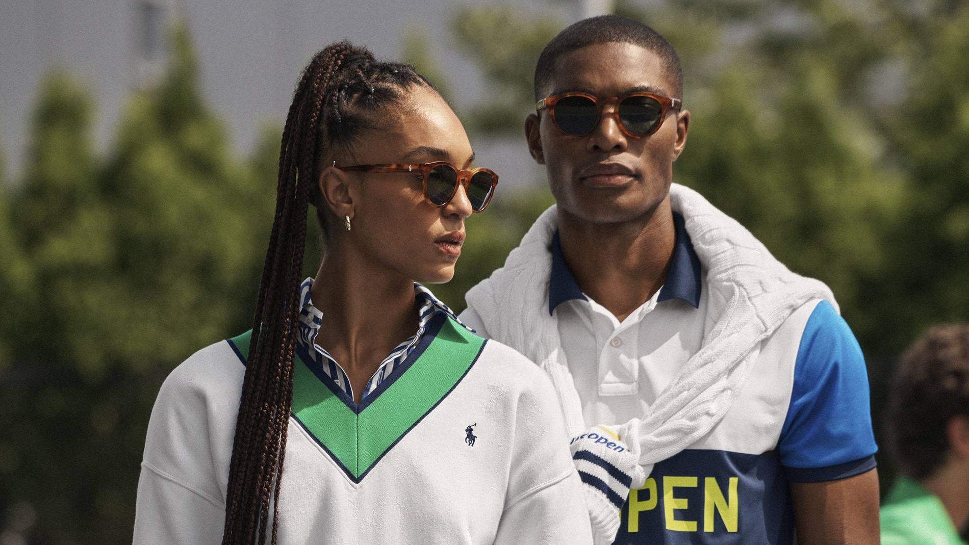 polo ralph lauren us open collection 2022 campaign image