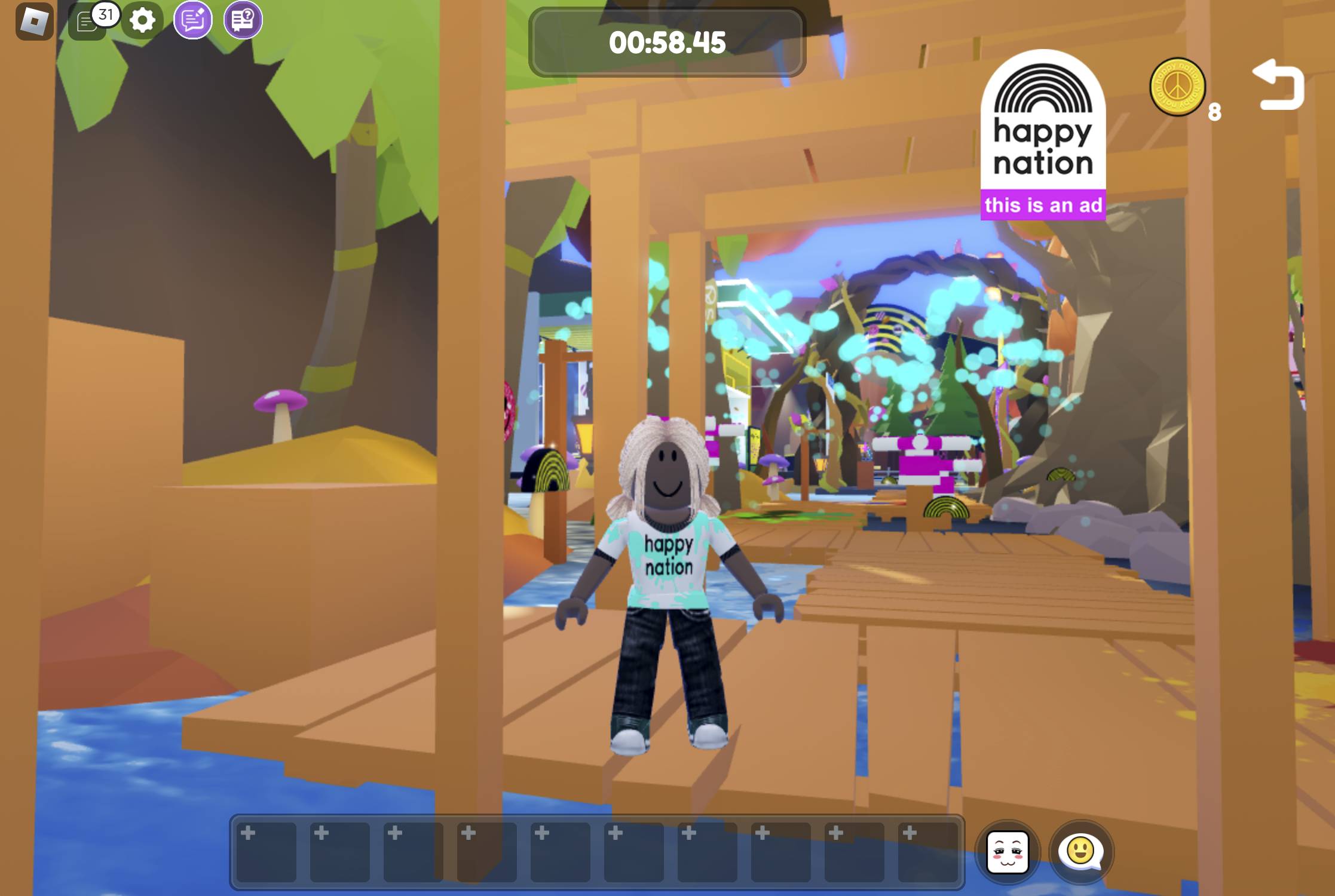 VS&Co's Happy Nation playable area in Roblox