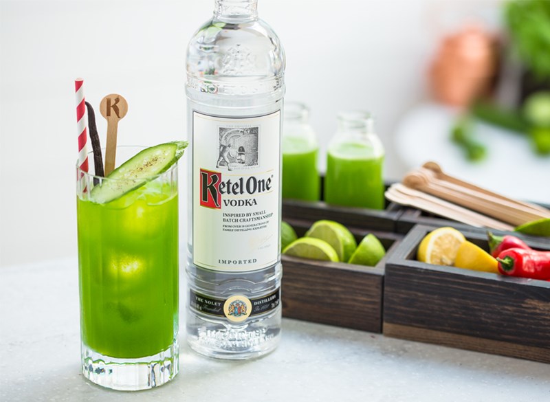 ketel one green mary cocktail