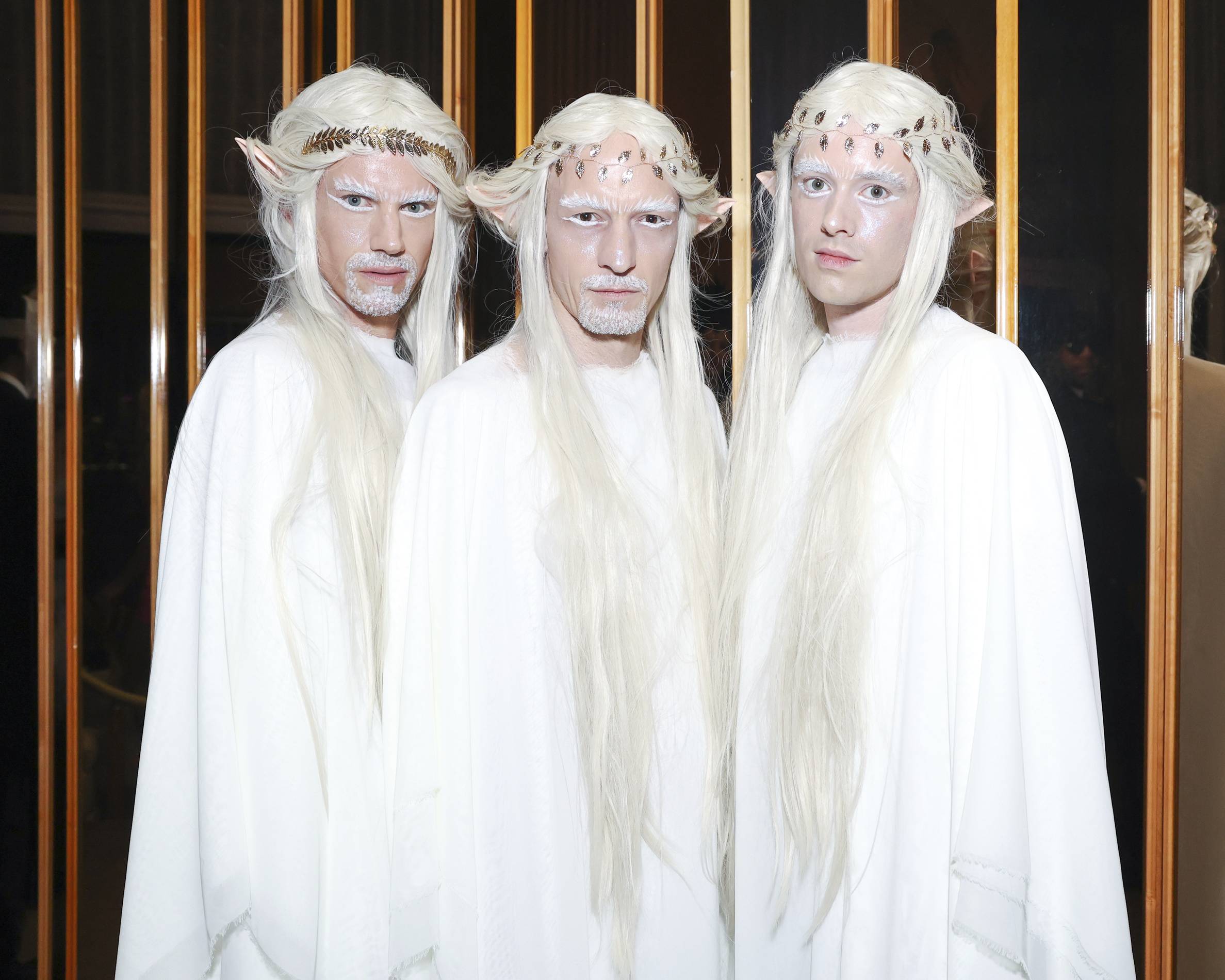 Christopher Wolf, Christian Juul Nielsen and Casper Warner in costume at the standard halloween party 2022