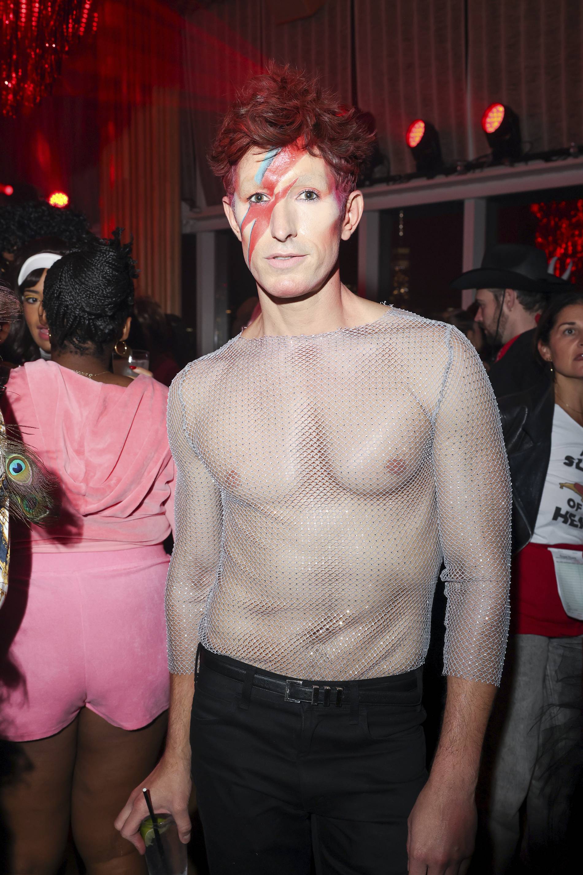 David Theilebeule in costume at the standard halloween party 2022