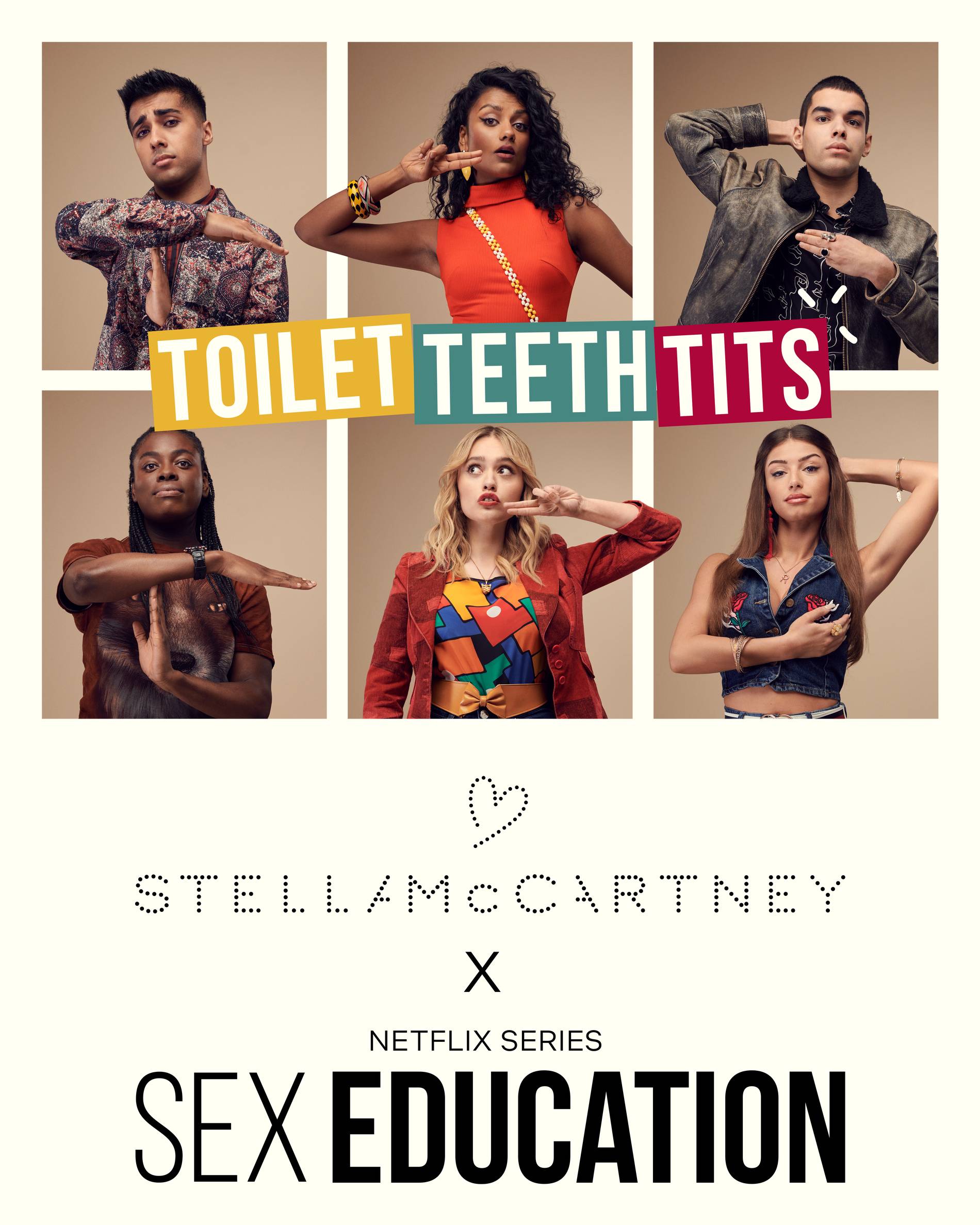 Stella McCartney and Netflix' Sex Education TTT campaign