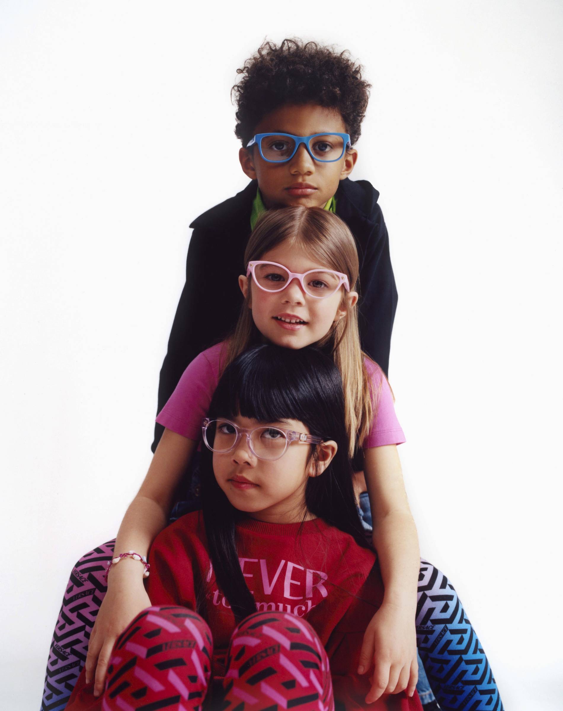 versace kids eyewear collection campaign image 2022