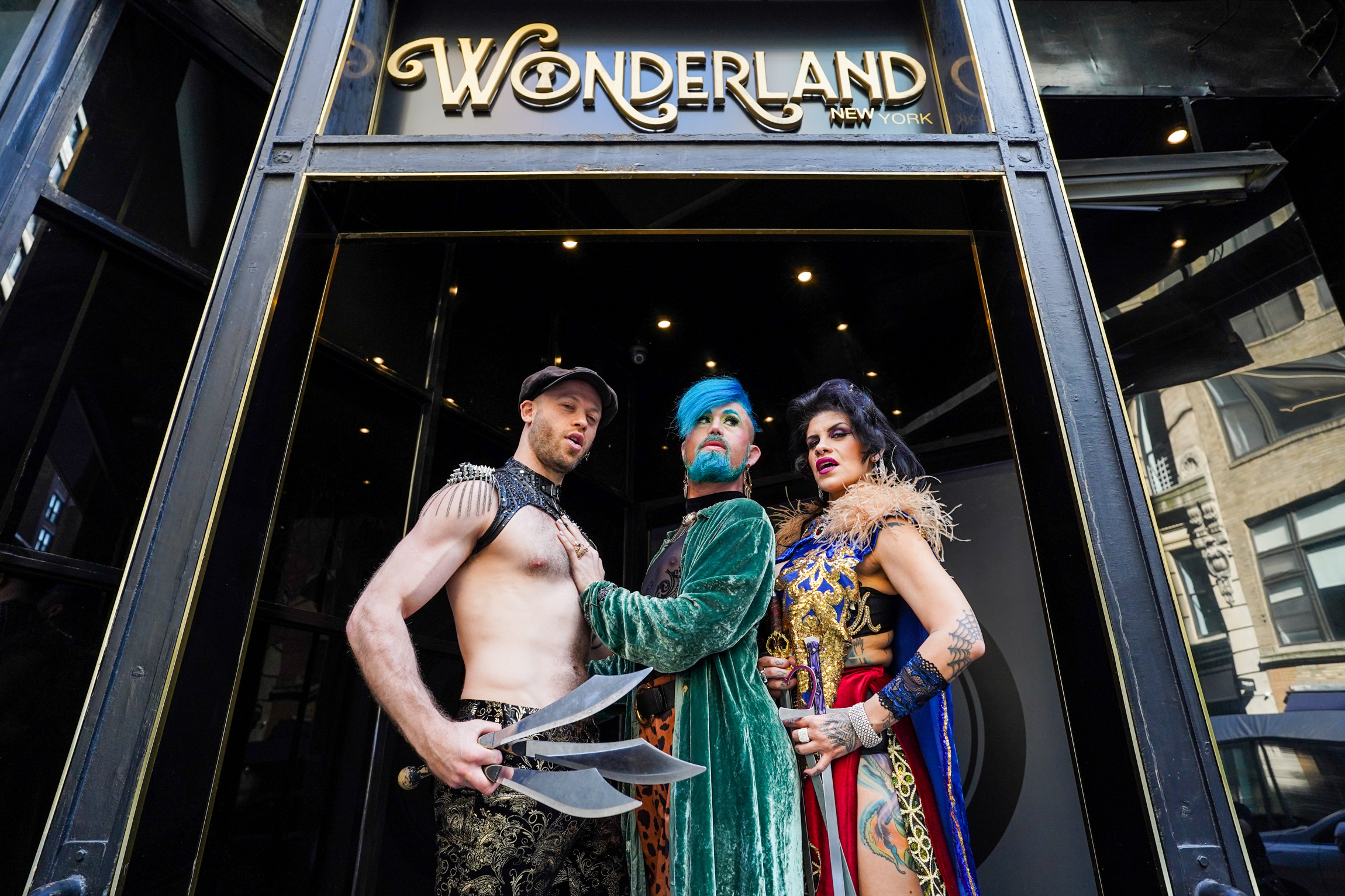 Olivur Yu Sam Urdang and La Reine The Thrill at Wonderland NYC