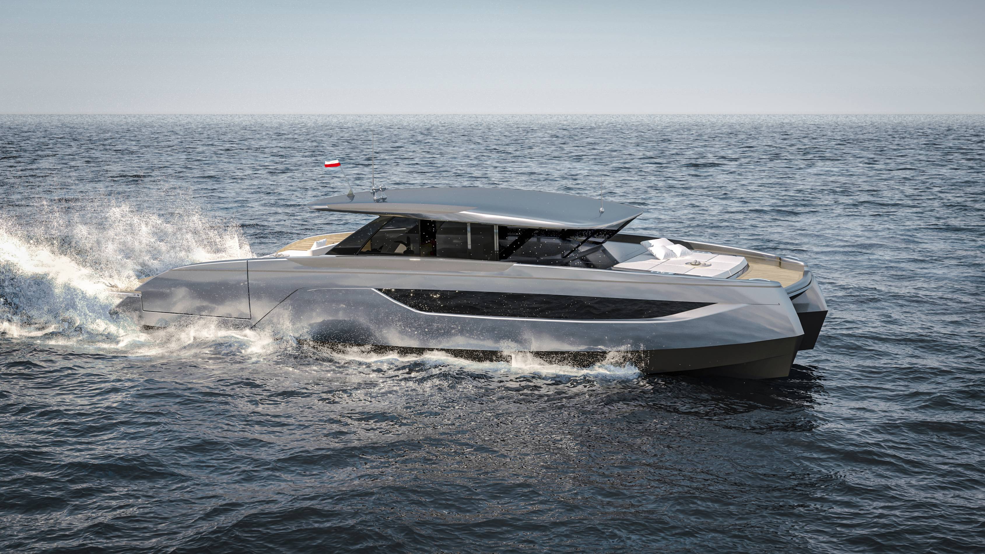 55 Open Sunroof Power by Sunreef Yachts